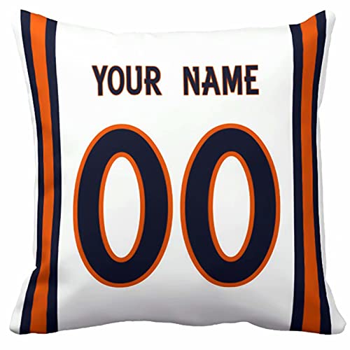 Image of ANTKING Throw Pillow 2 Pack with Custom Name and Number Personalized Gift for Men Women Boys