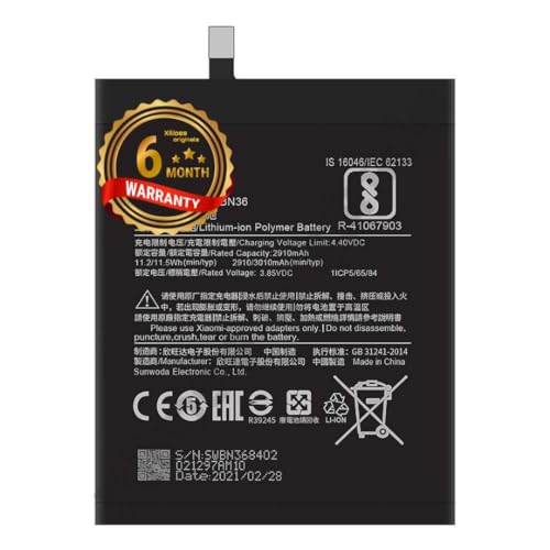 Image of BN36 Battery for Redmi A2 / 6X /M1804D2SG / M1804D2SI / MZB6440IN Battery with 6 Month Warranty**(B97)