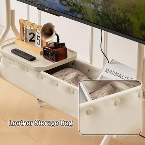 Soporte móvil para TV, con ruedas bloqueables, para pantallas 40-75" miniatura 6
