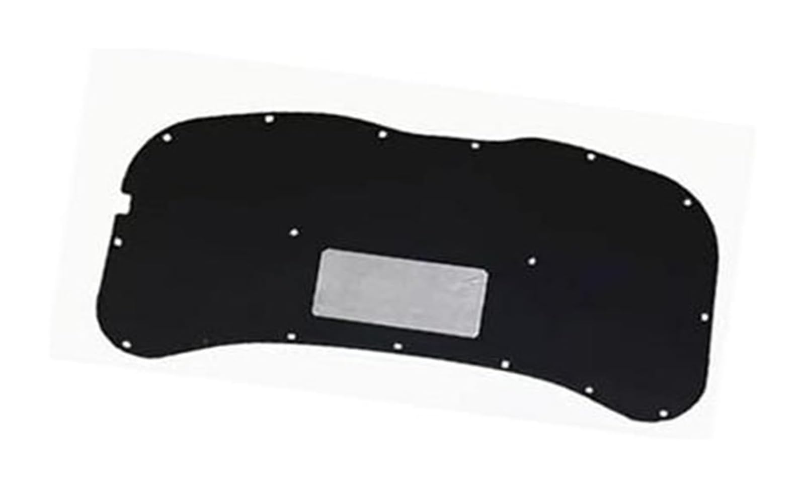 for VW for Polo Mk4 for Vivo 2002-2009 Car Hood Engine Insulation Pad Soundproof Heat Cotton Car Sound Insulation Cotton(Black Type 2)