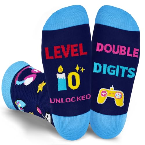 Birthday Gifts for Boys Age 10-13, Gamer Socks for 10 11 12 13 Year Old Boys, Tween Boy Birthday...