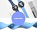18mm 20mm 22mm Quick Release Silicone Watch Band, Rubber Band For Samsung Galaxy Watches, Replacement Straps with Silver Buckle For Smart Watches, Silicone Straps For Garmin Watches (Light Grey, 20mm)