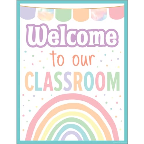 Teacher Created Resources Pastel Pop Welcome To Our Classroom Chart image 3