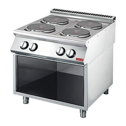 Piano de Cuisson électrique 4 plaques - 10,4 kW - Gastro M