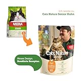 MERA Cats Senior Huhn (2kg), Trockenfutter für Sensible Katzen, getreidefrei & nachhaltig, mit hohem Fleischanteil