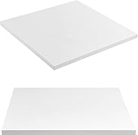 Vista 8 de Kaboon Superficie de Mesa Universal de 24 x 24 pulgadas Cuadrada, Paquete de 2, Solo Encimera de Melamina Reversible, Uso Doméstico o Comercial