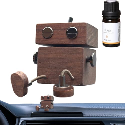 Auto Geruch Luftentfeuchter,Wackelnder Holzmännchen Duftspender Fürs...