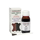 OPCIONES DE COLORES Tarrago Suede Nubuck Dye ofrece más de 10 colores para darle nueva vida a tus zapatos, bolsos y accesorios de ante o nubuck. Gracias a su contenido de pigmentos y disolventes de calidad, proporciona una alta cobertura y un secado rápido. Es importante que apliques el tinte para cambiar colores claros a oscuros, nunca a la inversa. El color final después de la aplicación puede cambiar dependiendo del color original de la gamuza o nobuk.