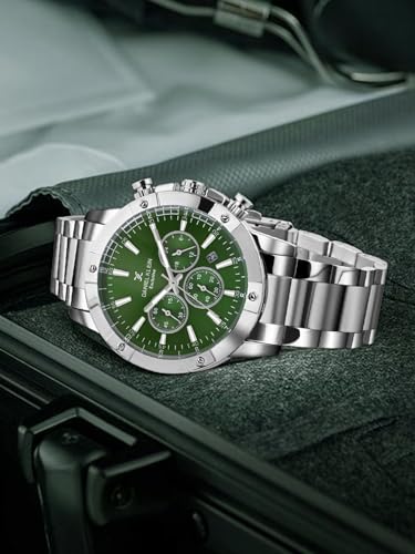 Image of Daniel Klein Metal Men's Green Dial Analogue Watch - Dk.1.14095-7