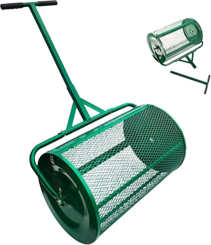 Esparcidor de Compost y Turba 24 Pulgadas para Jardín miniatura 1