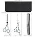 Hair Scissors Professional Hair Cutting Scissors Shears Set Hairdressing Scissors Barber Shear for Barber Salon Thinning Scissors Stainless Steel Scissors with Haircut Comb Hair Cutting Shears(silver)