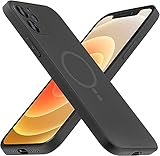 Gutes Berührungsgefühl: Mattes Nanoöl, phobische Beschichtung, weiche TPU-Kante, leichte und dünne Passform, rutschfeste Schutzhülle für iPhone 12, mattes Gefühl, ausgezeichneter griff.
