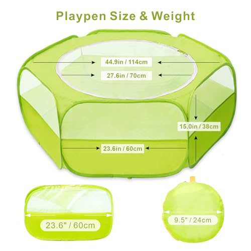 XIRGS Cercadinho para Animais Pequenos, Cercadinho para Animais de Estimação para Gatos/Coelhos/Hams