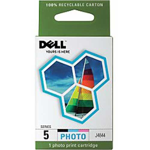 Genuine Dell Series 5 Photo Ink Cartridge. J4844, Dell part # WT082 For Dell Printers 922, 924, 942, 944, 946, 962, 964