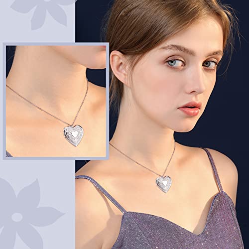 Cadre photo médaillon cœur en acier pour créer un bijou cadeau unique - 6