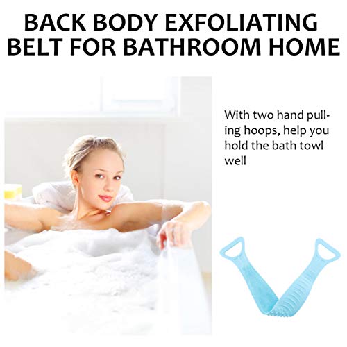 HEALLILY 2 Pcs Esfoliante de Volta de Silicone Esfoliante Corpo Longo para TrÃ¡s Massagem Escova Toa
