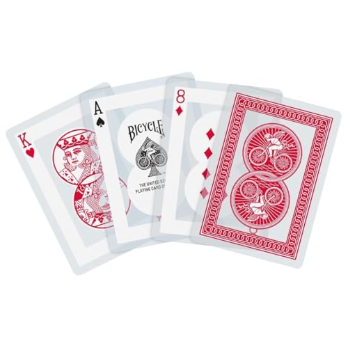 Cartas Bicycle Impermeables Juego 6 Mazos Rojo miniatura 4