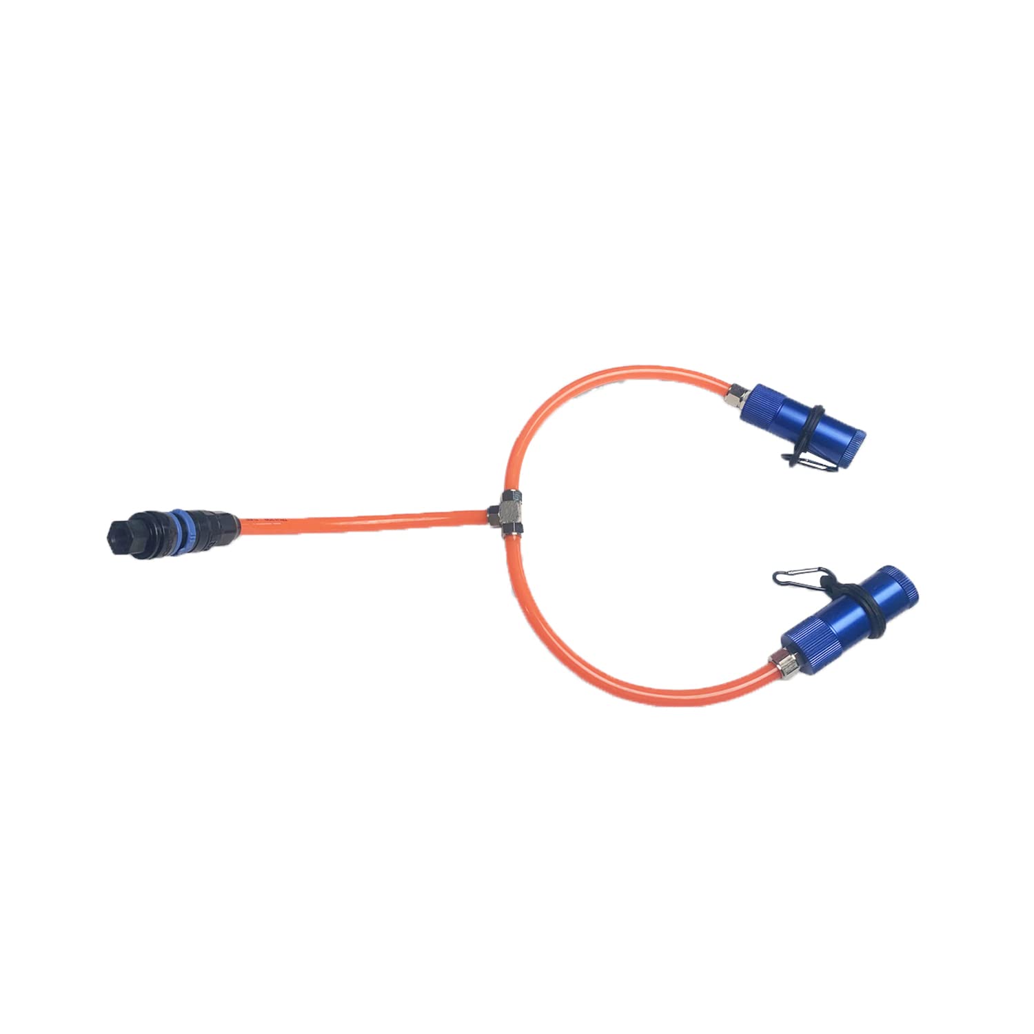 AQUAROBODive Systems Accessory Upgrade Y-Type Separation Tube, Diving Snorkel Separation Tube (Double Divers Mode or Single Diver BCD Mode)