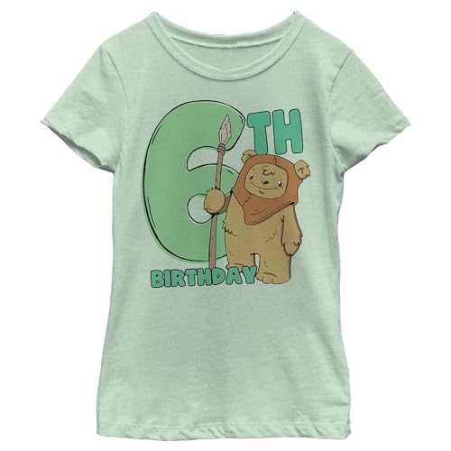 STAR WARS Girl's 6th Birthday Cute Ewok T-Shirt