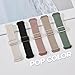 Acextro 5 Pack Stretchy Bands Compatible with Samsung Galaxy Watch 7 6 5 4 FE Band 40mm 44mm 45mm/Watch 6 4 Classic 4 42mm 46mm 43mm 47mm/Active 2, 20mm Water-Resistant Elastic Nylon Sport Strap