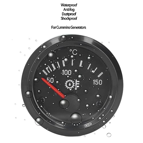 Öltemperaturanzeige Temperaturanzeige Messgerät 24 V für Dieselgenerator 52 Mm Auto Kombinationsdruck-Temperaturmessgeräte