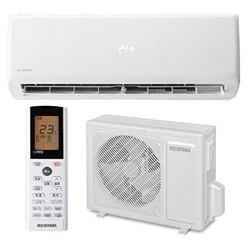 アイリスオーヤマ エアコン 6畳 本体 室外機 リモコンセット 温度表示機能付 2.2kW IRR-2219G アイリスオーヤマ エアコン 6畳 本体 室外機 リモコンセット 温度表示機能付 2.2kW IRR-2219G
