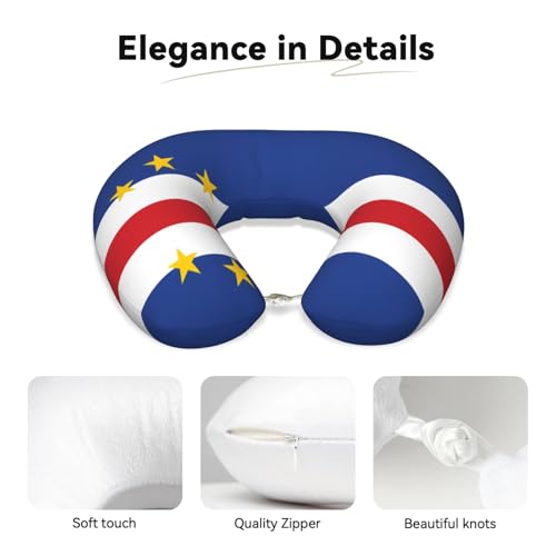 Almohada de viaje en espuma viscoelástica U 30x25 cm miniatura 3