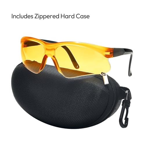 Image of Shooting Glasses for Youth & Small Face Adults - Anti-Fog ANSI Z87.1 Certified Teens Range Shooting Eye Protection