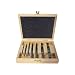 Fisch FSF-320814 High Speed Steel Double Flute Brad Point Drills Bit, 7-Piece Set