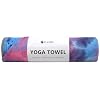 Eunzel Yoga Towel,Hot Yoga Mat Towel with Grip Dots Sweat Absorbent Non-Slip for Hot Yoga, Pilates and Workout 24″ x72″, Purple & Blue