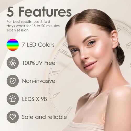 Sdkwdh SP-1103 Red Light Therapy Mask For Face, Led Face Mask Light Therapy At Home thumb #1