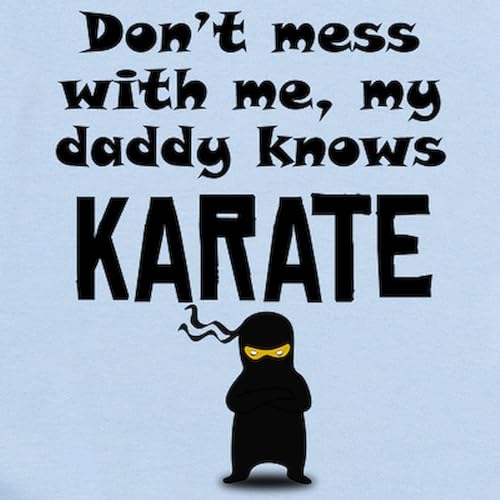 CafePress My Daddy Knows Karate Body Suit Cute Infant Bodysuit Baby Romper2