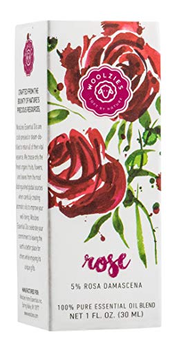 Woolzies Best Natural Rose Essential Oil Blend 1 Oz - Therapeutic & Premium Graded Aromatherapy Oil - Most Popular For Relaxation, & Skin Healing Use - For Diffusion & Topical Use #TOP2