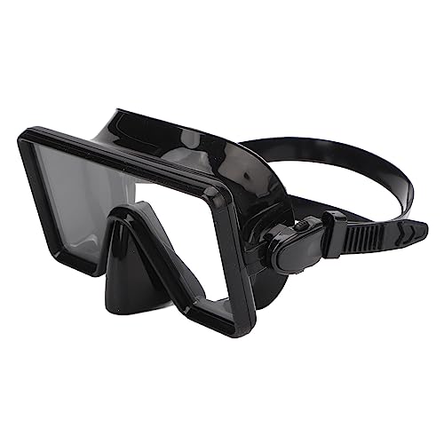 Lunettes de natation en verre trempé noir antibuée adulte