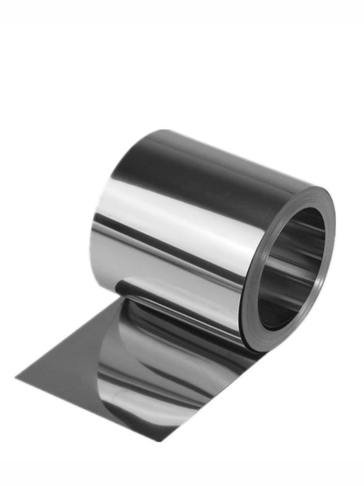Hoja de acero inoxidable 304 de 0,4 mm de grosor, 100 mm x 1000 mm, placa de acero inoxidable, banco de trabajo, material de chapa de corte de acero para proyectos de bricolaje