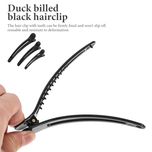 Pince cheveux noire creuse pour vos coiffures de bureau