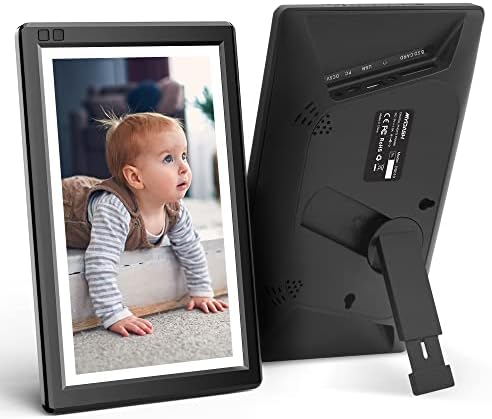 MYDASH - 10.1 inch Digital Picture Frame - Smart Photo Frame with Built-in 32GB Large Memory, IPS Screen, Auto Rotate, USB Flash Drive.