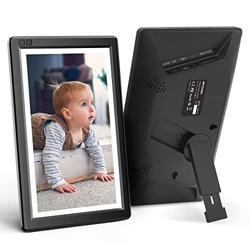 Mydash - 10.1 Inch Digital Picture Frame - Smart Photo Frame With Built-In 32Gb Large Memory, Ips Screen, Auto Rotate, Usb Flash Drive. #TOP21
