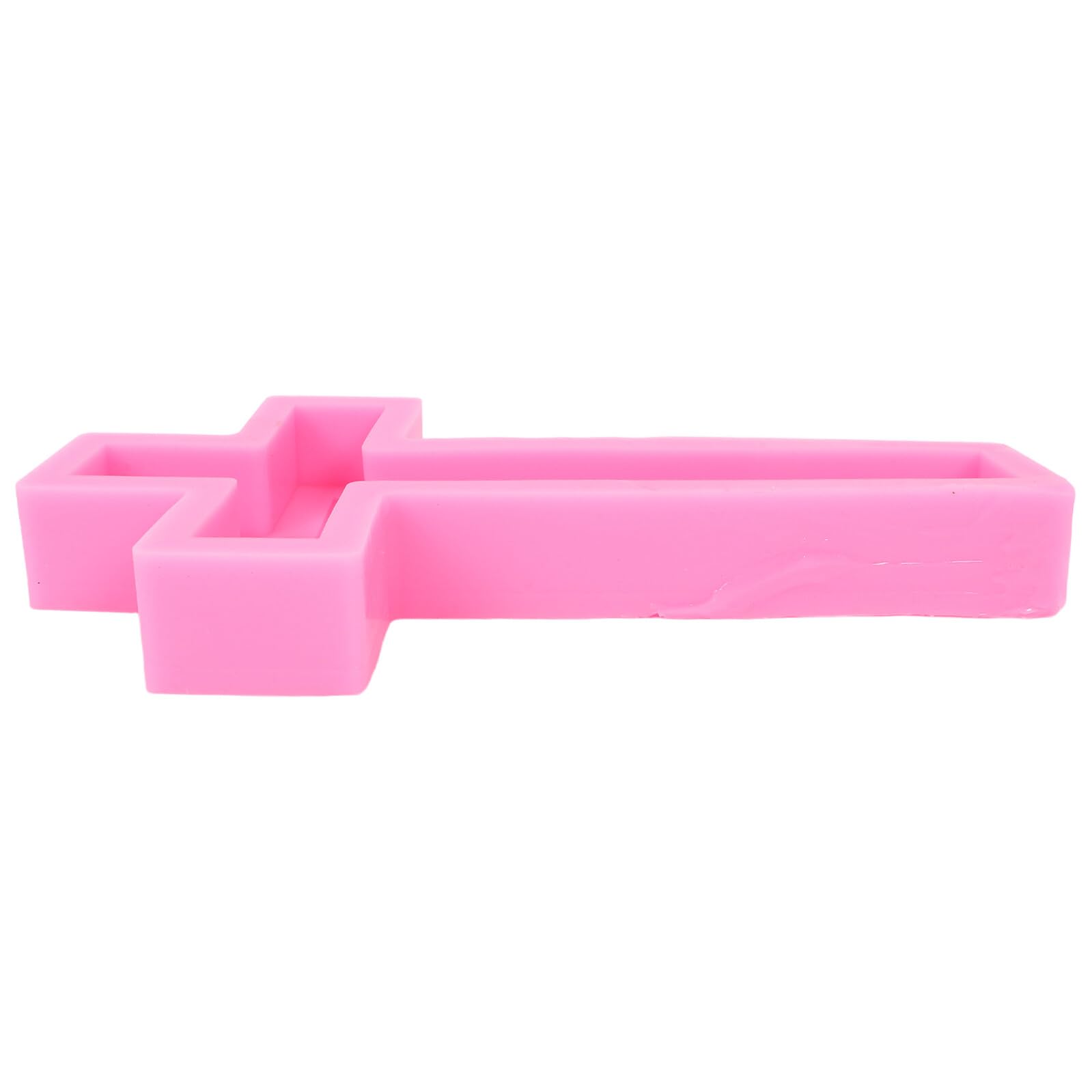 POPETPOP Stampo in Silicone a Forma di Croce 33 CM per Candele Saponi e Resina Fai da Te Flessibile e Resistente al Calore per Decorazioni Artigianali e Creazioni Religiose