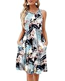Photo Gallery simplefun costume da bagno da donna copricostume da bagno con occhielli senza maniche copricostume da bagno copricostume da spiaggia con tasche, z-navy stampato, s Photo Gallery simplefun costume da bagno da donna copricostume da bagno con occhielli senza maniche copricostume da bagno copricostume da spiaggia con tasche, z-navy stampato, s