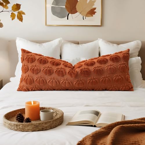 Housse de coussin automne 35x91cm OTOSTAR pour canapé cocooning