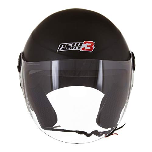 Pro Tork, Capacete New Liberty Three, CAP-489PTF, 58, Preto Fosco