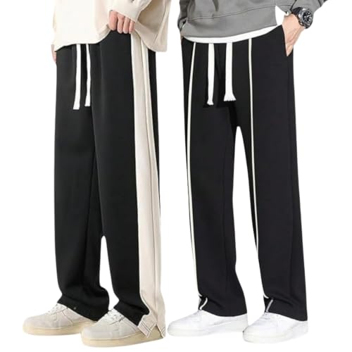 Image of GRECIILOOKS Men's Loose Mid Rise Casual Trousers Pants | Regular | Sports Stylish Track Pant | Sweatpants (Available in Plus Size)