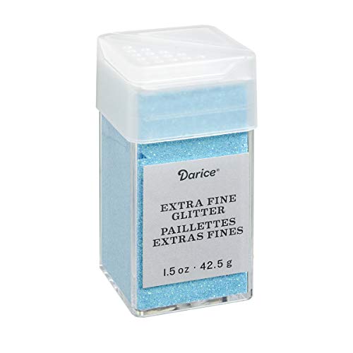 Frost Extra Fine Glitter 1.5 Ounces Canister w/Pour or Shake Lid