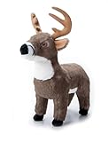 The Petting Zoo White-Tailed Buck Stuffed Animal Plushie, Gifts for Kids, Earth Keeperz Wildlife Animals, Zoologee White-Tailed Buck Plush Toy, 12 inches