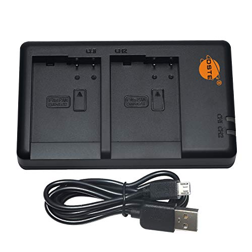Kit DMW-BLC12 de dos baterías y estación de carga rápida para evitar fallos de encendido 3