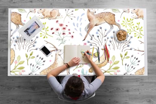 Sous-main de bureau idéal à la maison pour créer un coin télétravail nature