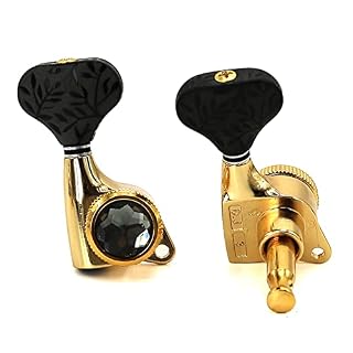 Bouton De Guitare Folk D’électricité en Bois Entièrement Enfermé en Or avec Un Ajustement De Vis De Verrouillage Guitare… - Les Beatles, Paul McCartney, John Lennon, RIngo Starr, George Harrison Bouton De Guitare Folk D'électricité en Bois Entièrement Enfermé en Or avec Un Ajustement De Vis De Verrouillage Guitare… – Image 3