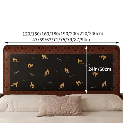 Funda para cabecero de cama de matrimonio a prueba de polvo 360 3