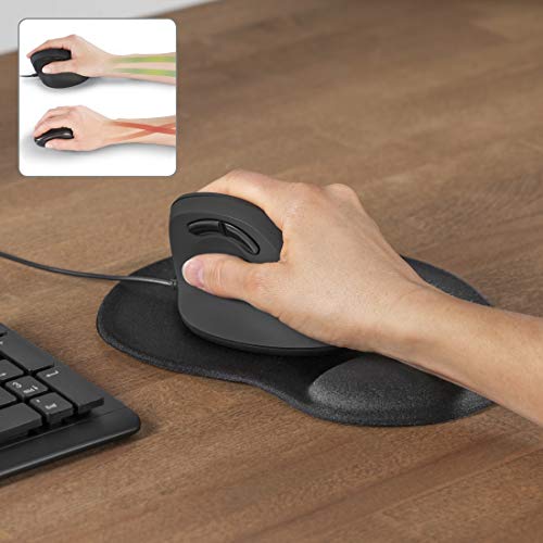 Hama Ergonomic Mauspad schwarz – Ansicht 3